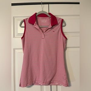 Women's Striped Sleeveless Edgartown Polo